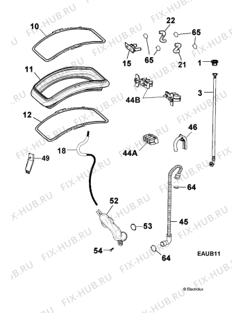 Взрыв-схема стиральной машины Zanussi ZWQ3120 - Схема узла Hydraulic System 272